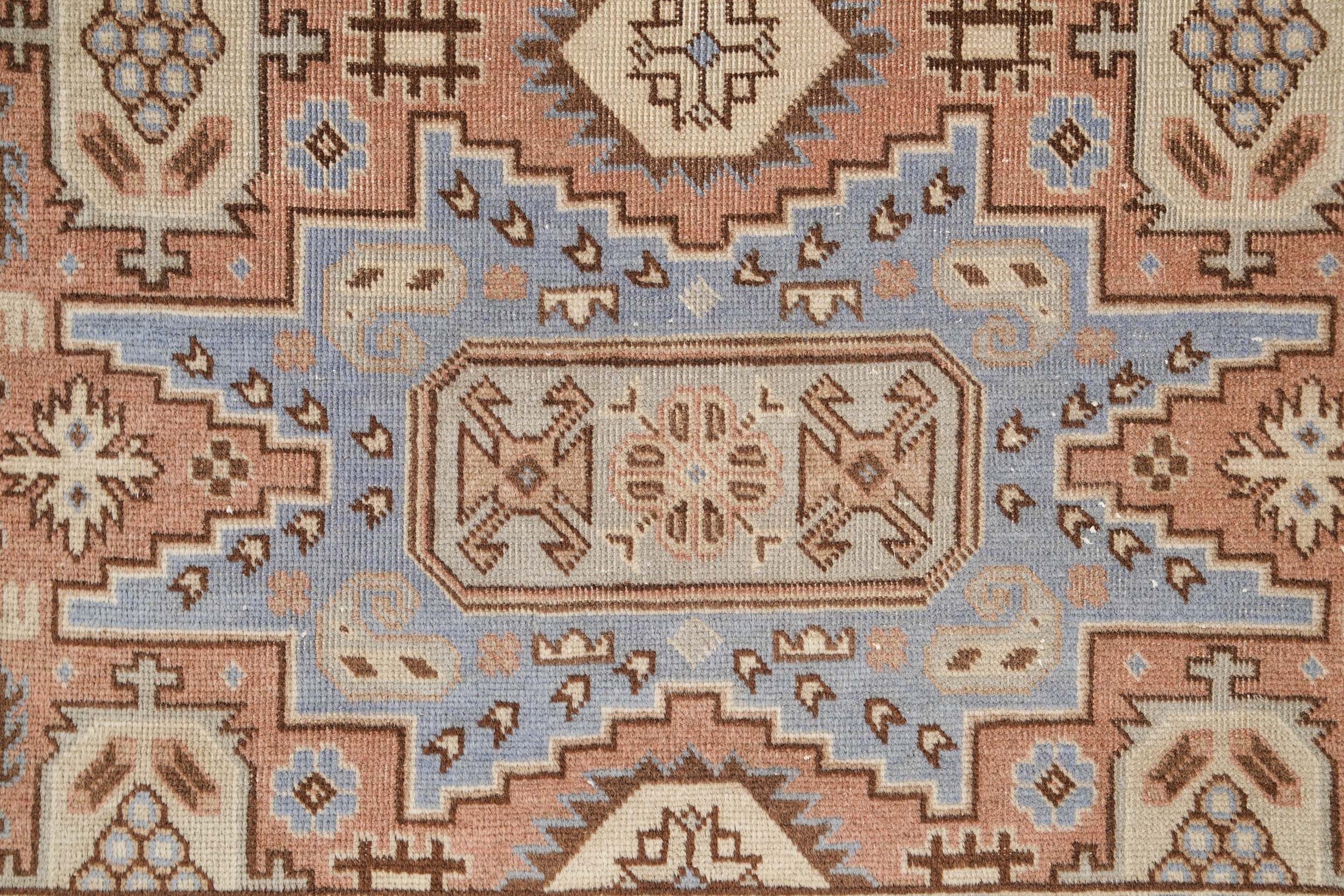 Vintage Turkish Shirvan Rug 6'3" x 4'3"