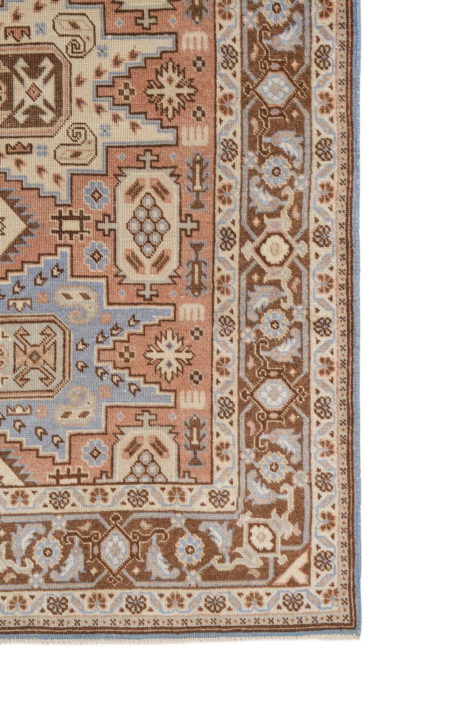 Vintage Turkish Shirvan Rug 6'3" x 4'3"