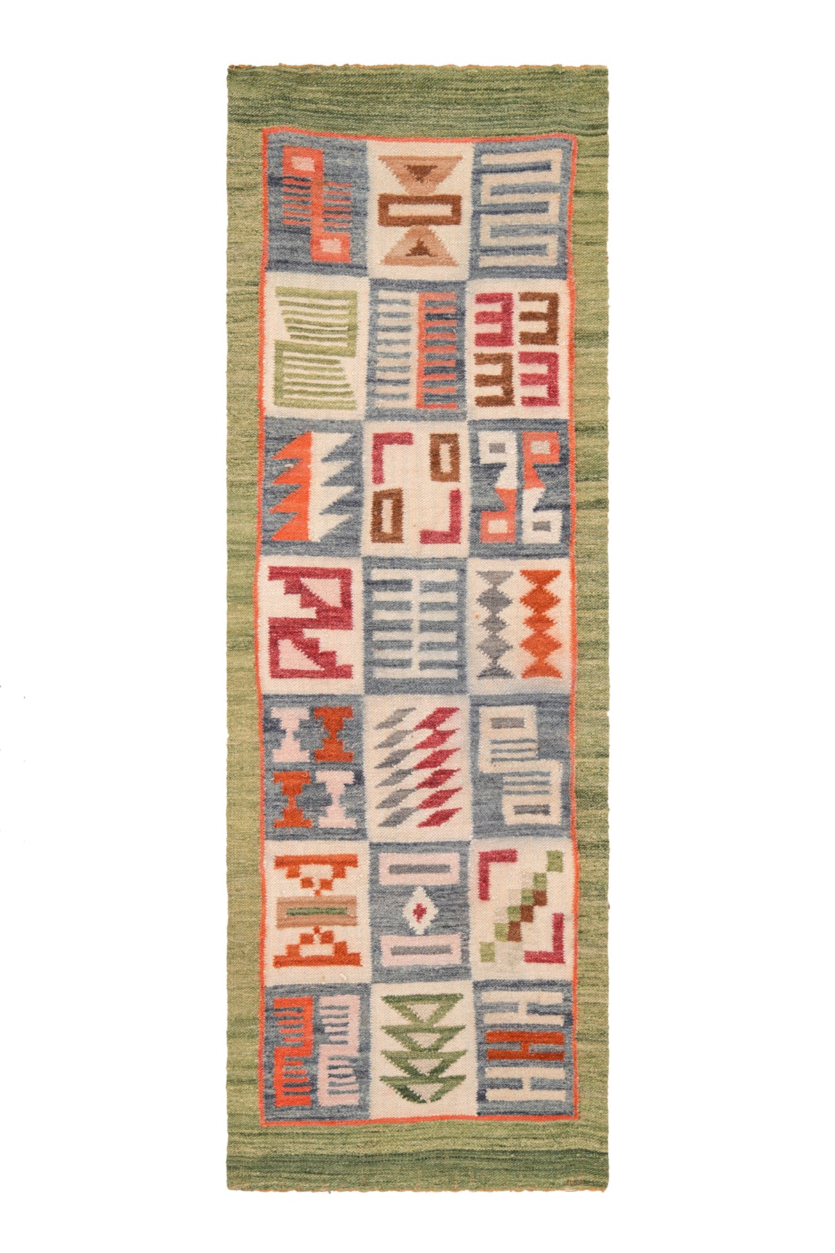 Vintage Indigenous Peruvian Kilim 4'8" x 1'7"