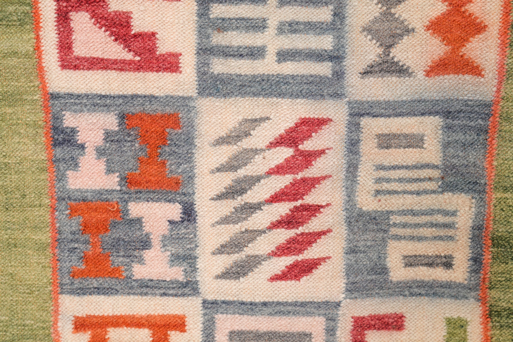 Vintage Indigenous Peruvian Kilim 4'8" x 1'7"