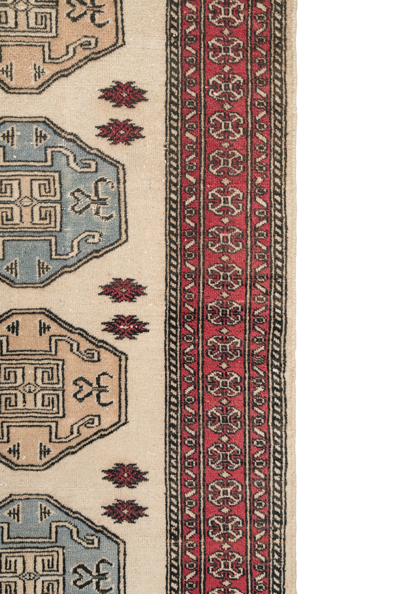 Vintage Pakistani kazak Rug 4'4" x 2'7"