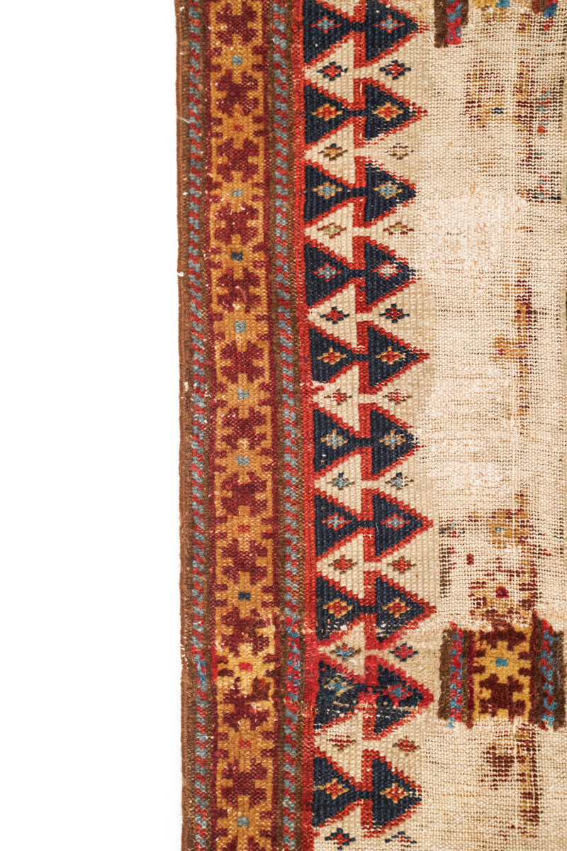 Antique Caucasian Shirvan Hallway Rug 8'3" x 3'4"