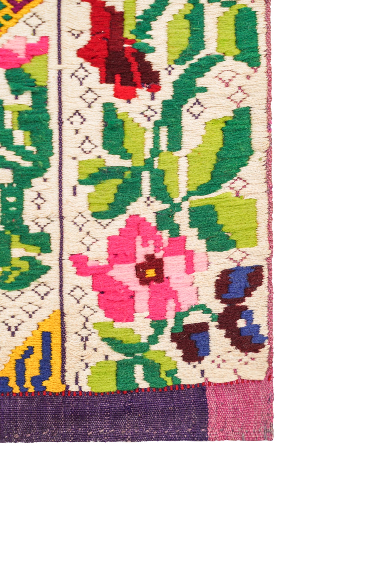 Vintage Patzun Guatemalan Textile 2'10" x 1'