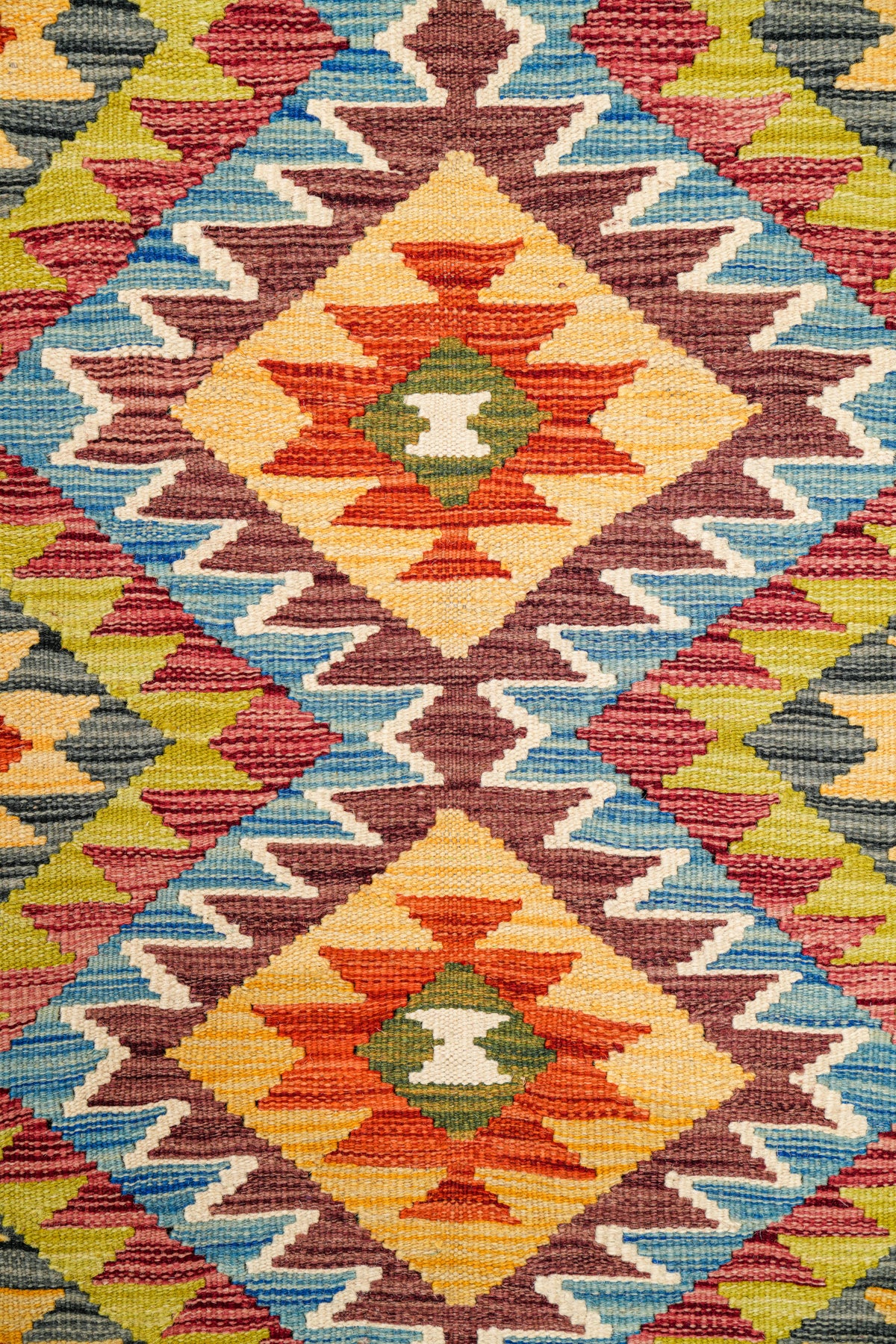Modern Afghan Shirvan kilim 4'3" x 2'9"