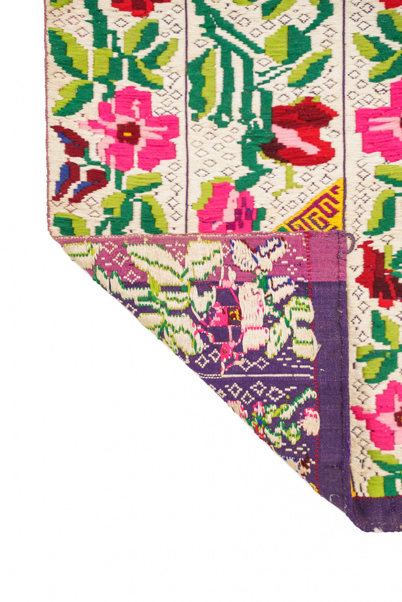 Vintage Patzun Guatemalan Textile 2'10" x 1'