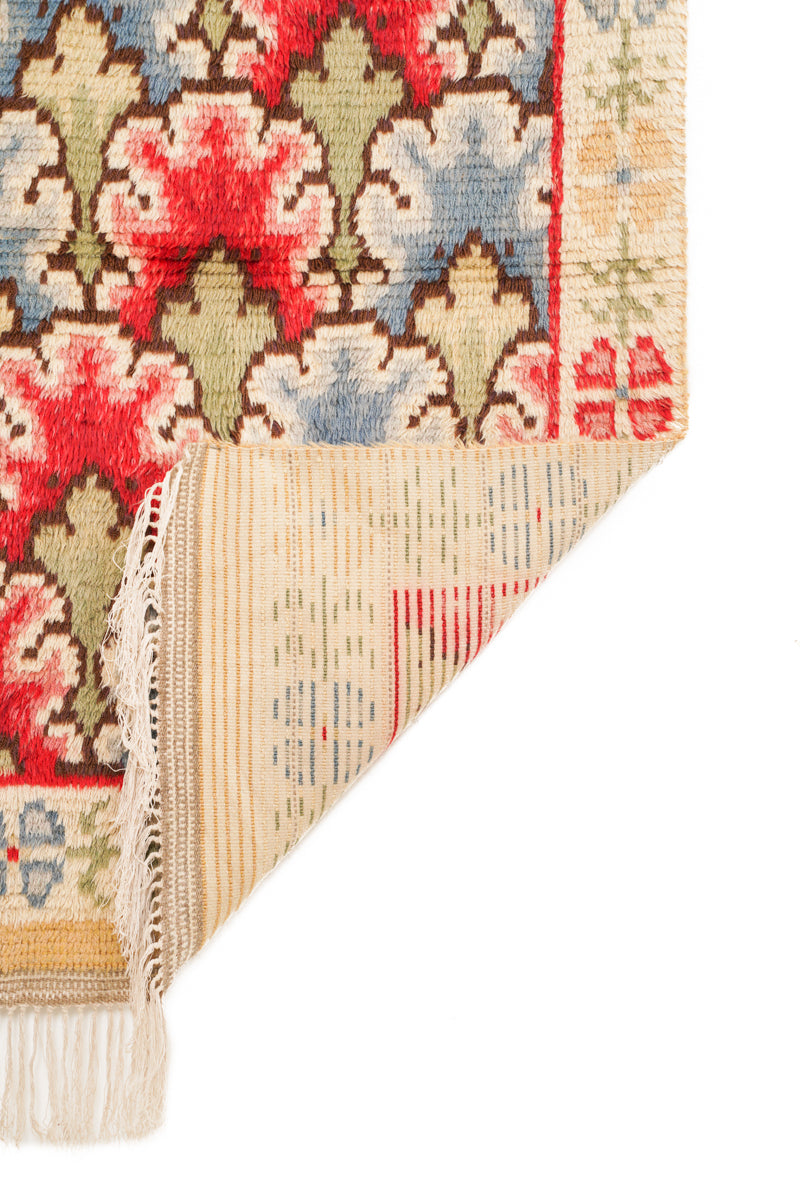 Vintage Scandinavian Rya Rug 6'5" x 3'5"