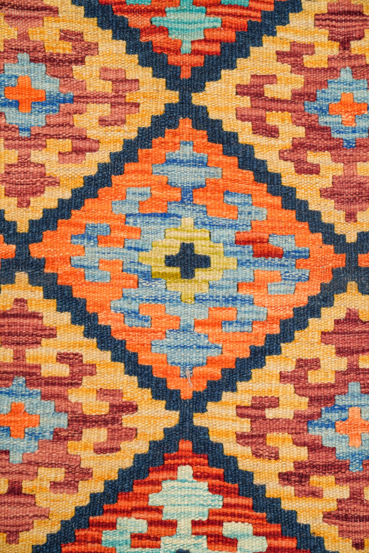 Modern Afghan Shirvan Kilim 4'2" x 3'