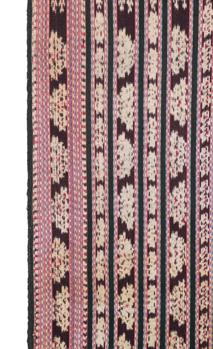Vintage Indonesian Ikat Textile 7'3" x 3'9"