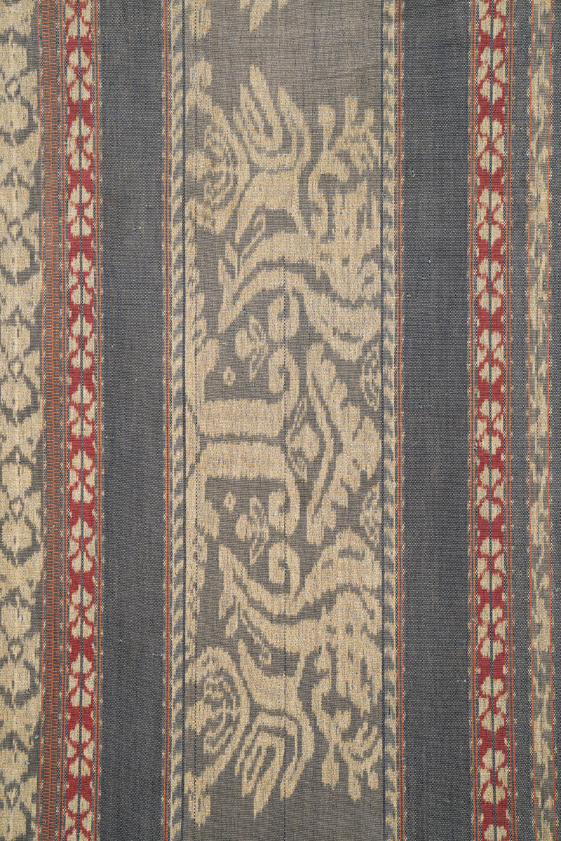 Vintage Indonesian Ikat Textile 7' x 3'10"