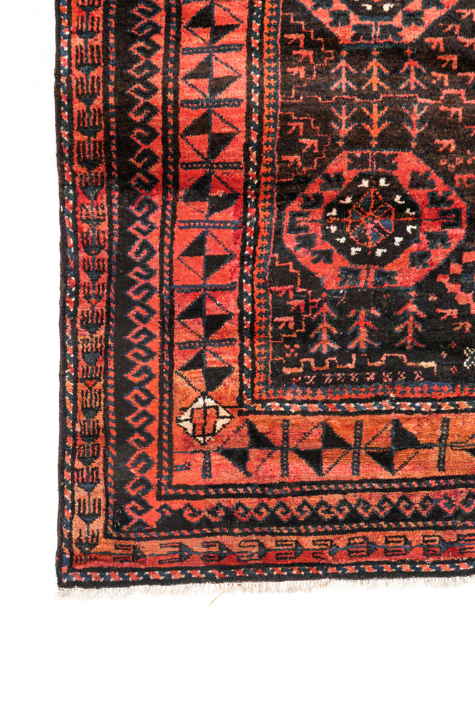 Antique Baloch Tribal Rug 10'1" x 4'8"