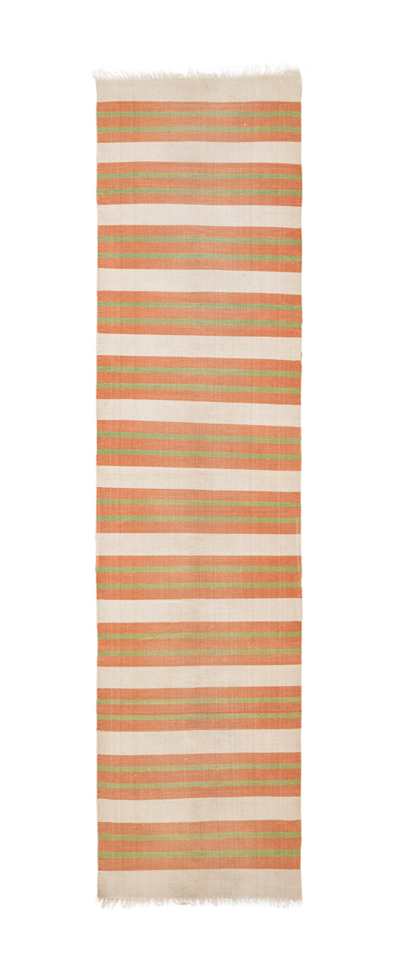 Vintage Indian Hallway Kilim 10' x 2'6"