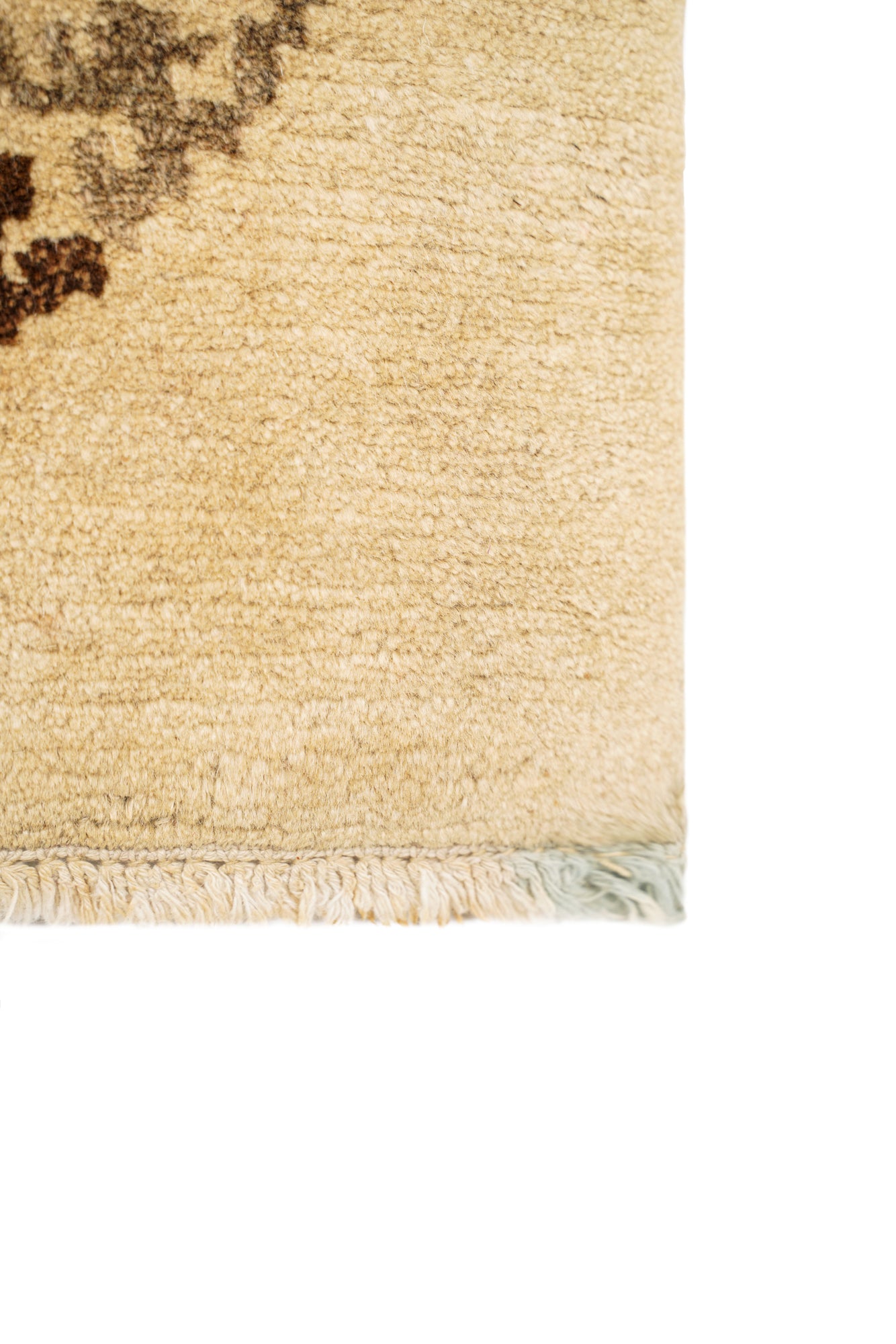 Vintage Tibetan Table Rug 1'3" x 1'2"