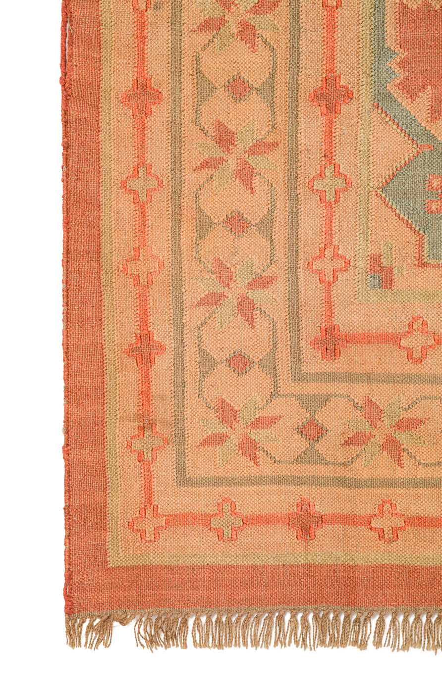 Vintage Indian kilim 7'9" x 5'1"