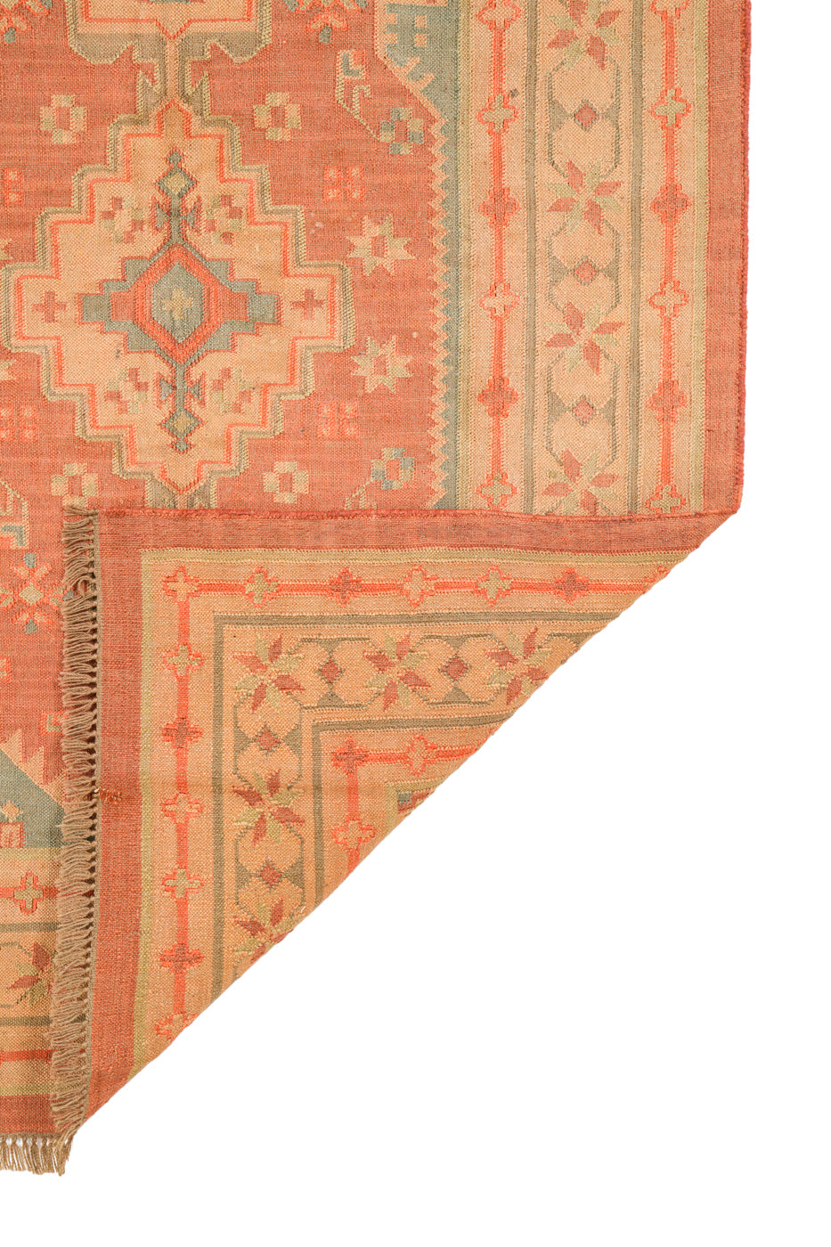 Vintage Indian kilim 7'9" x 5'1"