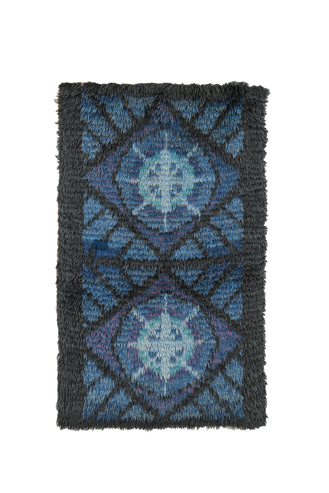 Vintage Scandinavian Rya Rug 2'10" x 1'8"