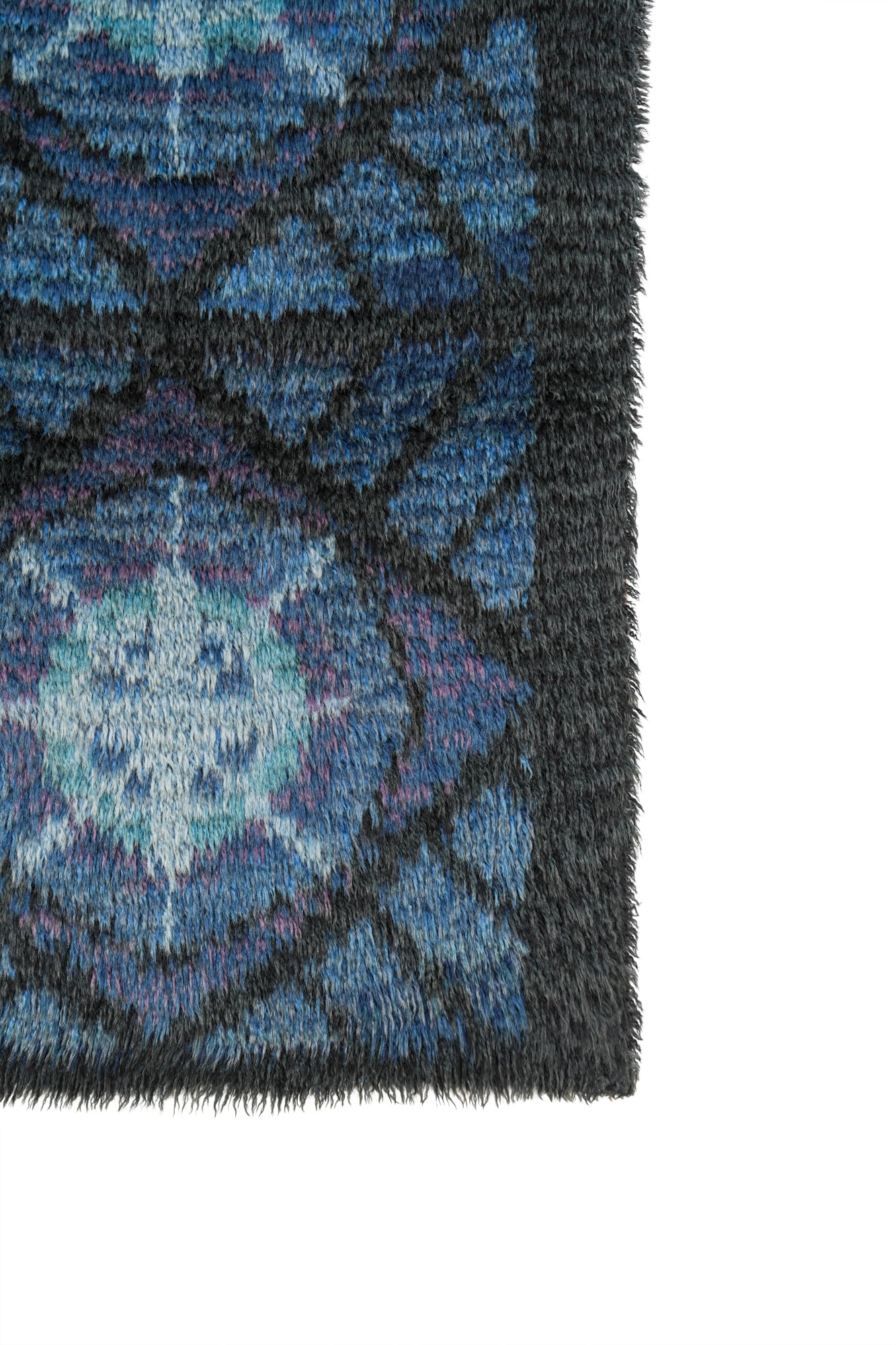 Vintage Scandinavian Rya Rug 2'10" x 1'8"