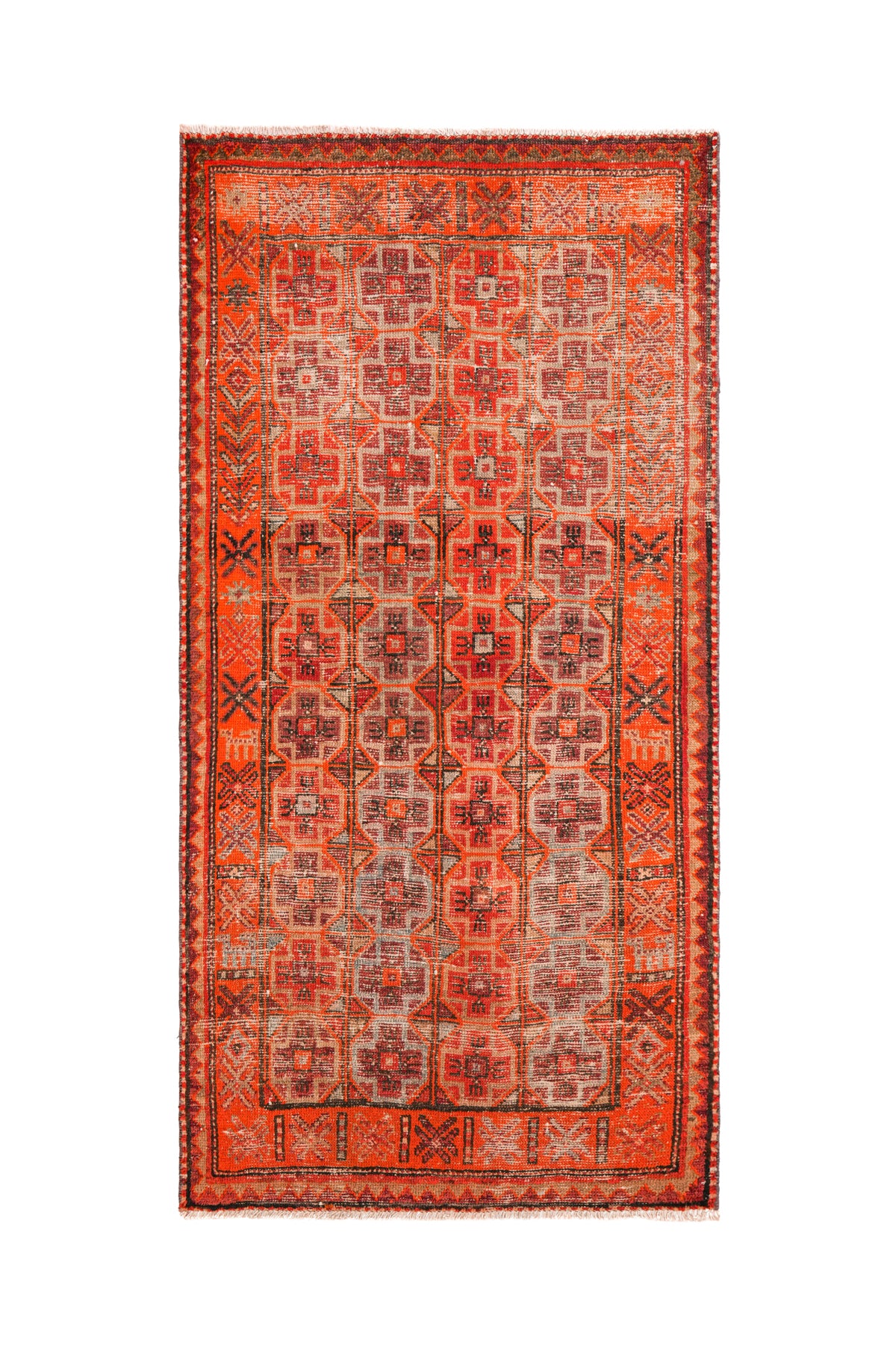 VINTAGE BALOCH RUG 5'6" x 2'10"