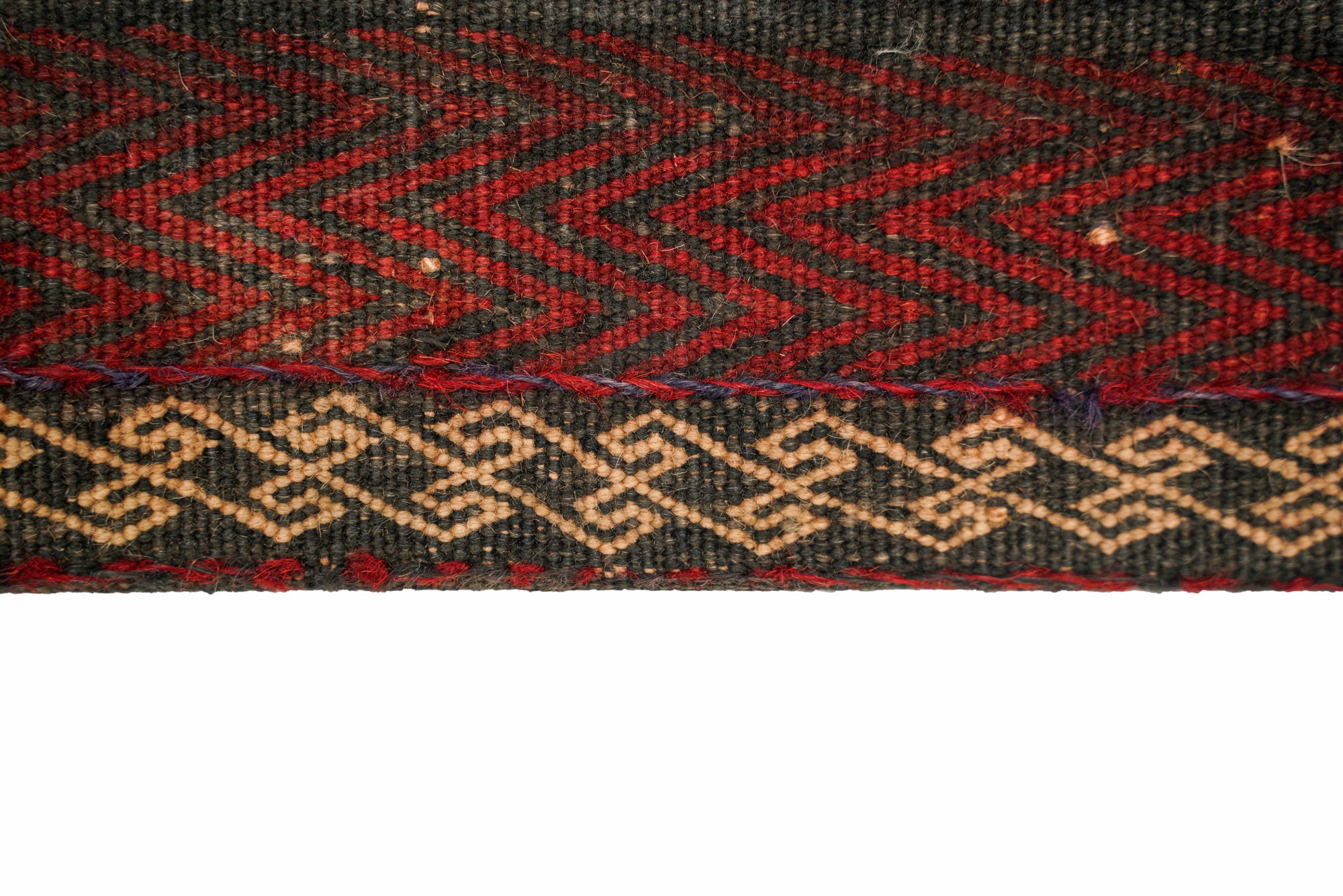 Vintage Baloch rug 1'7" x 1'4" (salt bag)