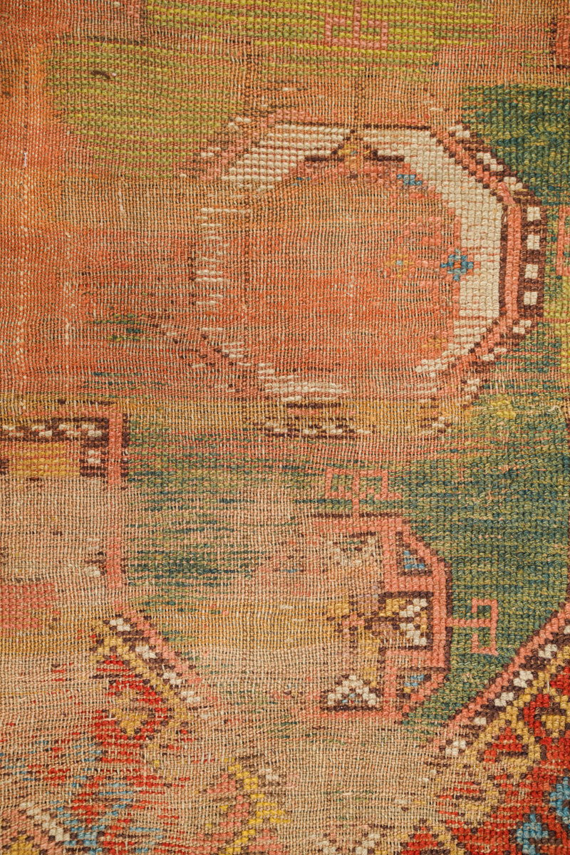 Antique Turkish Konya Rug 11'2" x 4'3"