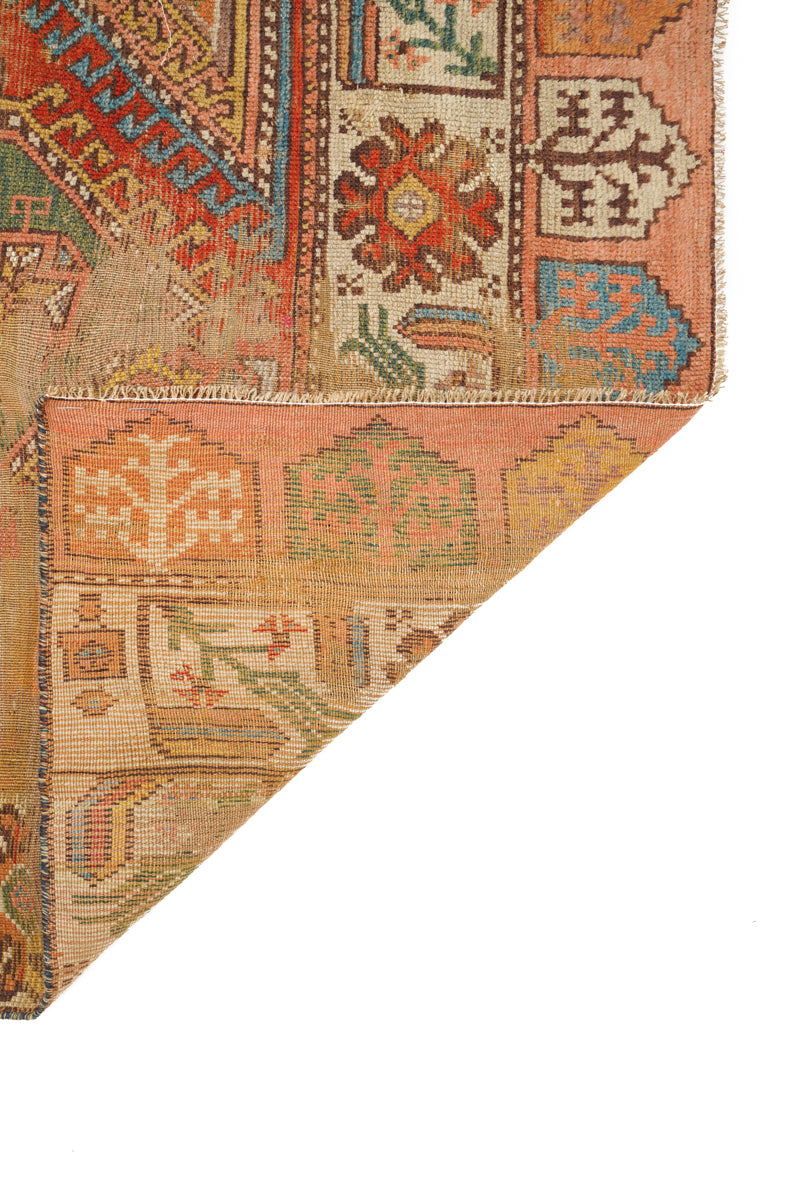Antique Turkish Konya Rug 11'2" x 4'3"