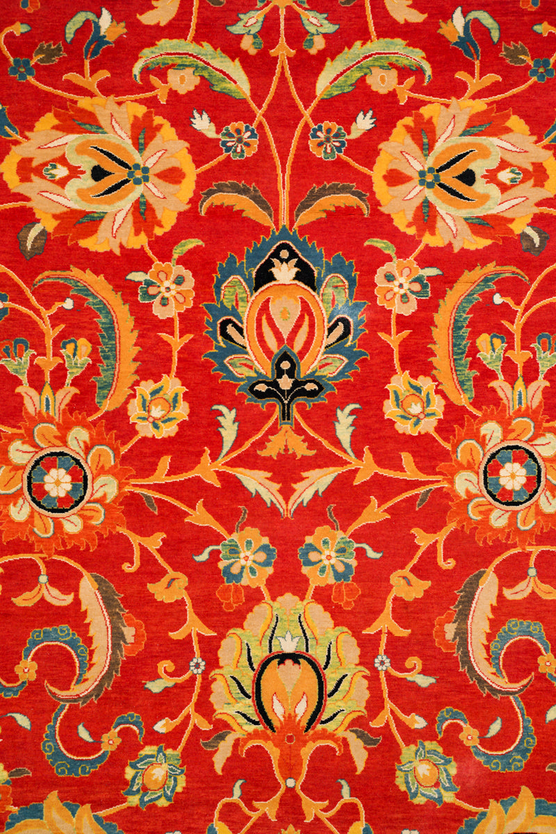 Modern Sickle Leaf Rug 8'3" x 6'8"
