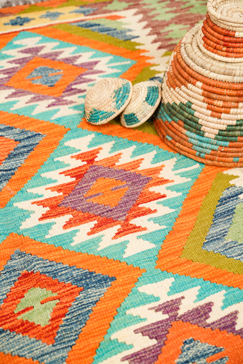 Modern Shirvan kilim 6'6" x 4'8"