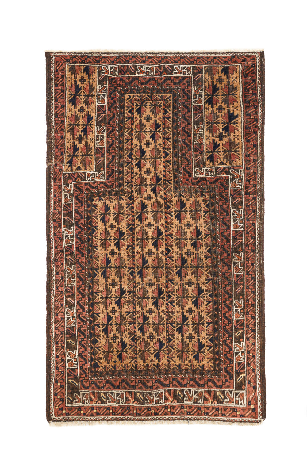 Antique Baloch Prayer Rug 4'10" x 3'