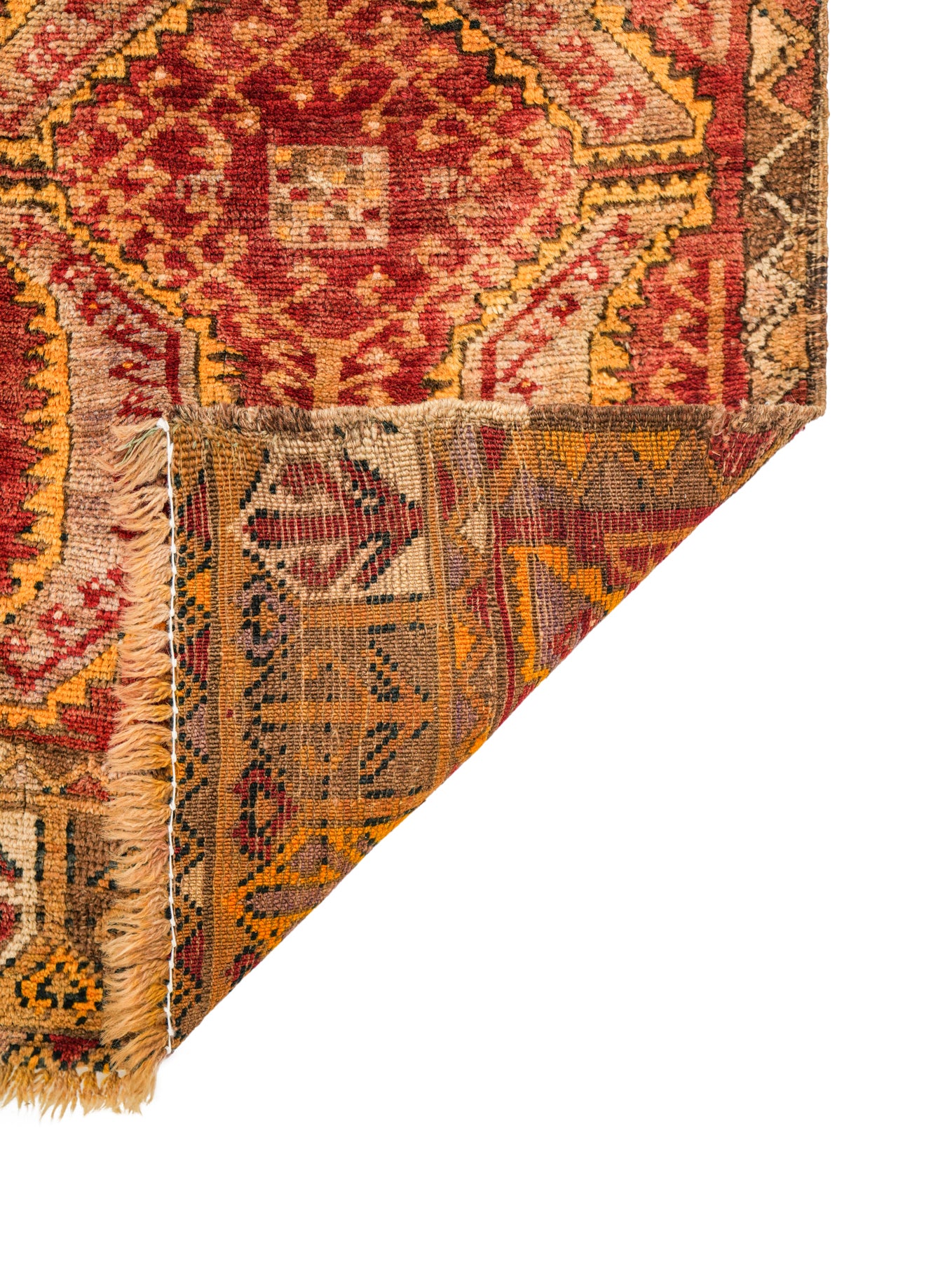 Antique Anatolian Yastik Rug 2'10" x 1'8"