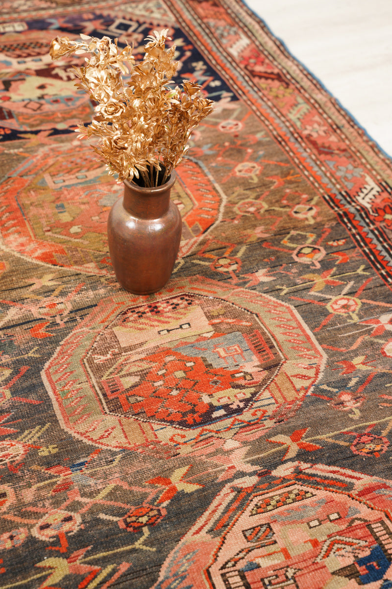 Antique Caucasian Shirvan Rug 5'3" x 3'2"