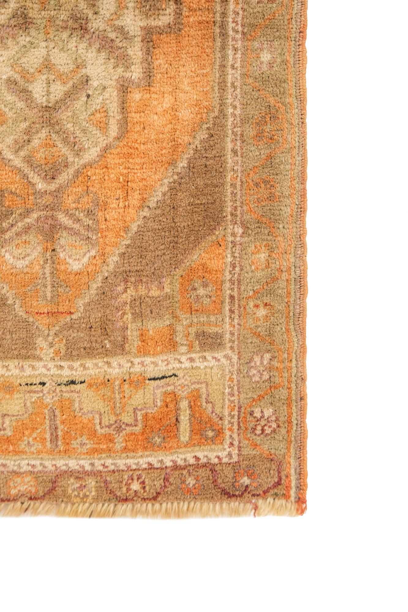 Vintage Turkish Rug 3'7" x 1'9"