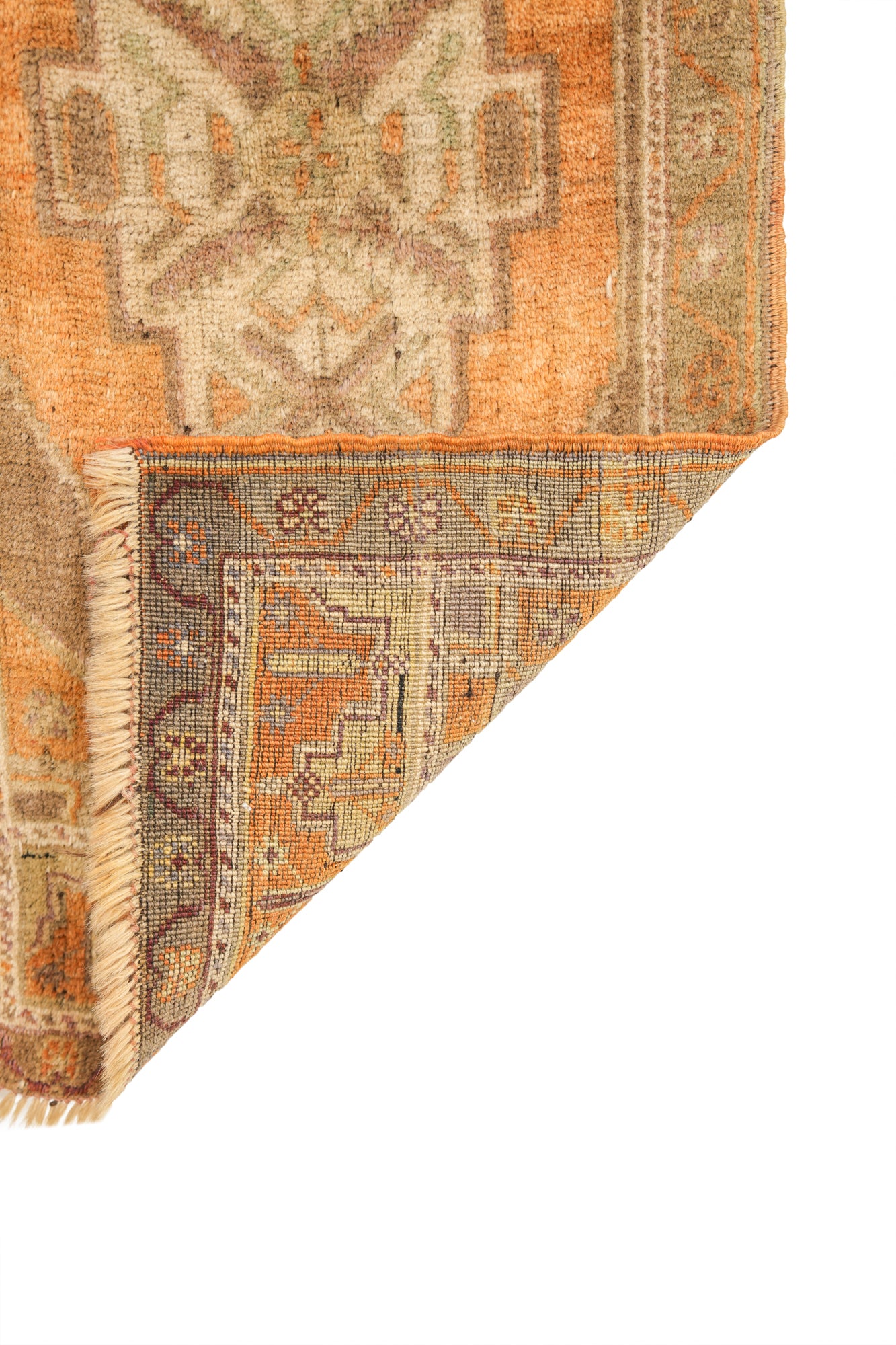 Vintage Turkish Rug 3'7" x 1'9"