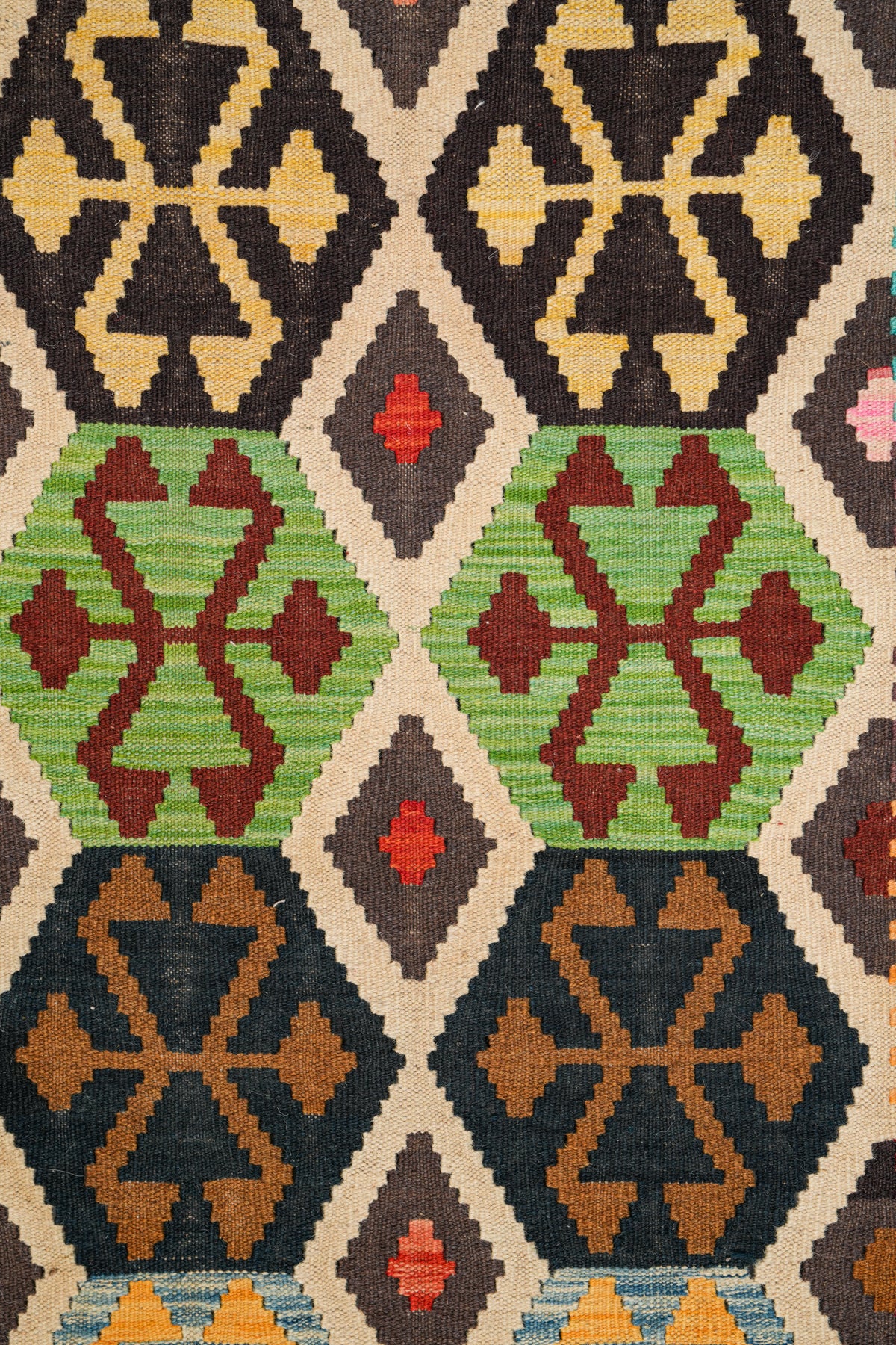 Modern Anatolian hallway Kilim 10' x 3'