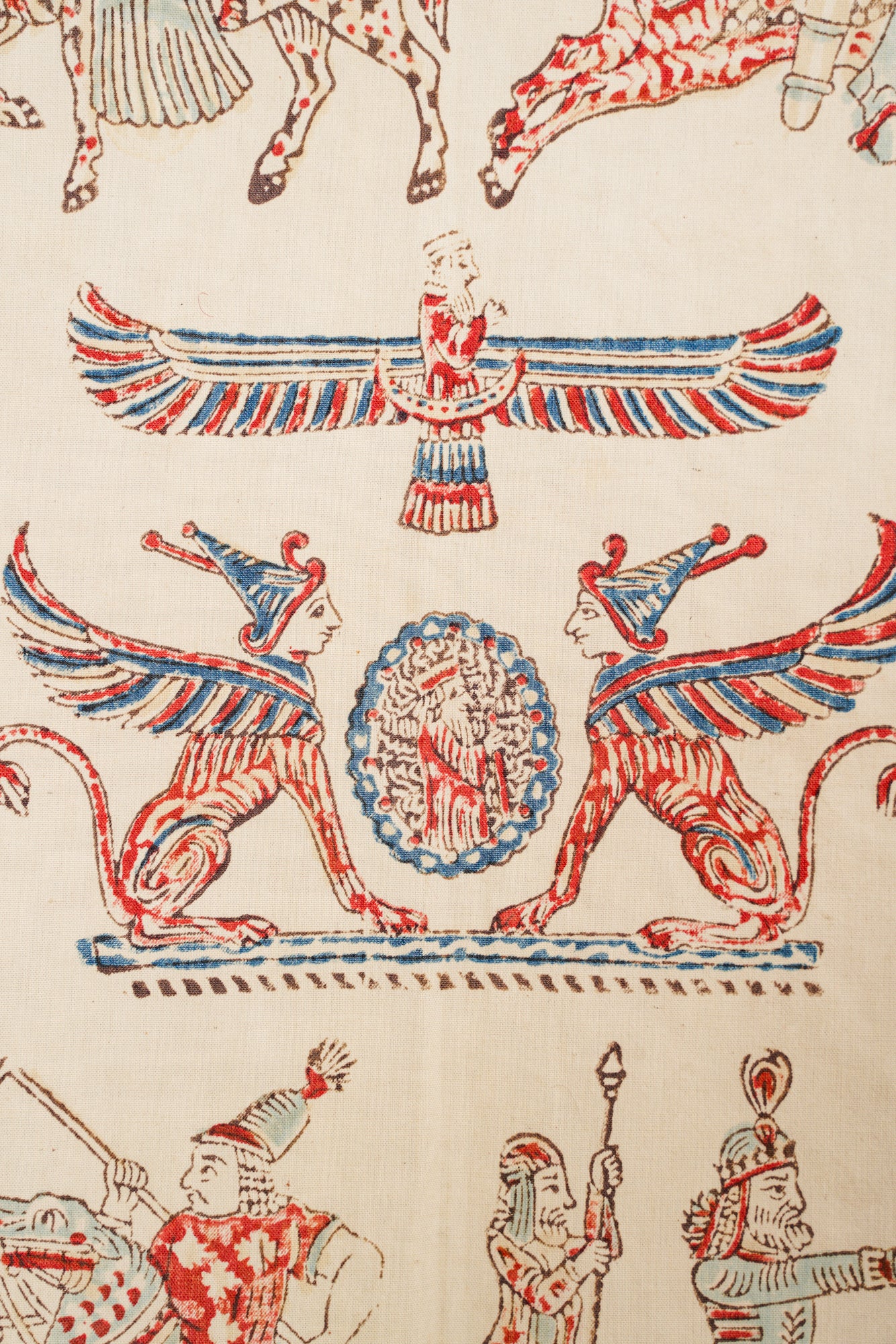 Simurgh 8'7" x 4'3" (Kalamkari)