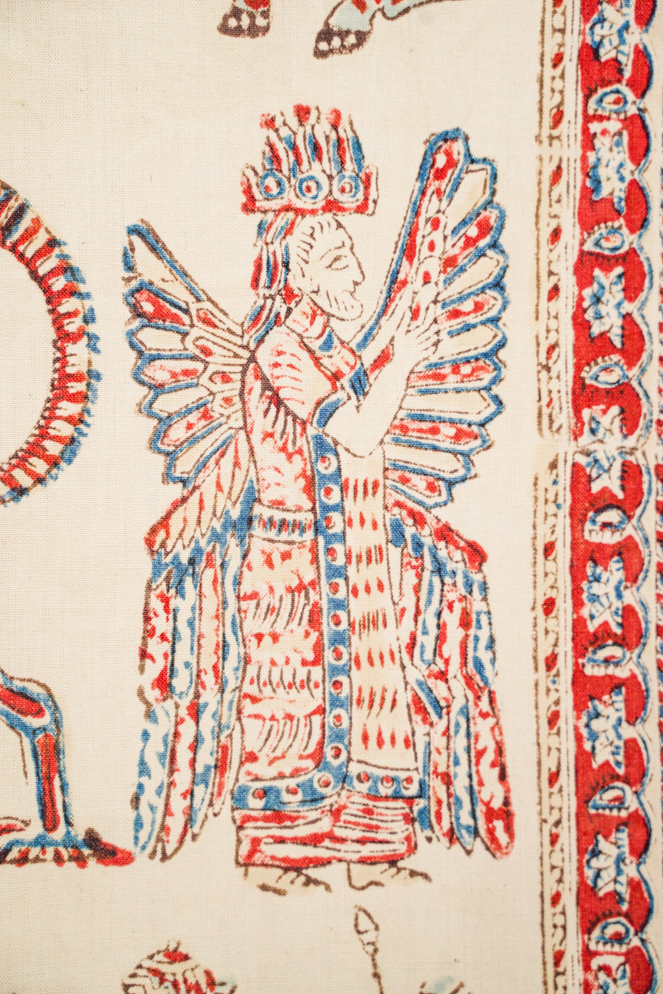 Simurgh 8'7" x 4'3" (Kalamkari)