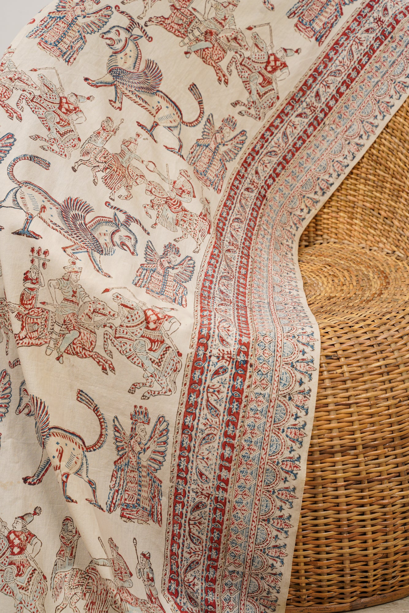 Simurgh 8'7" x 4'3" (Kalamkari)