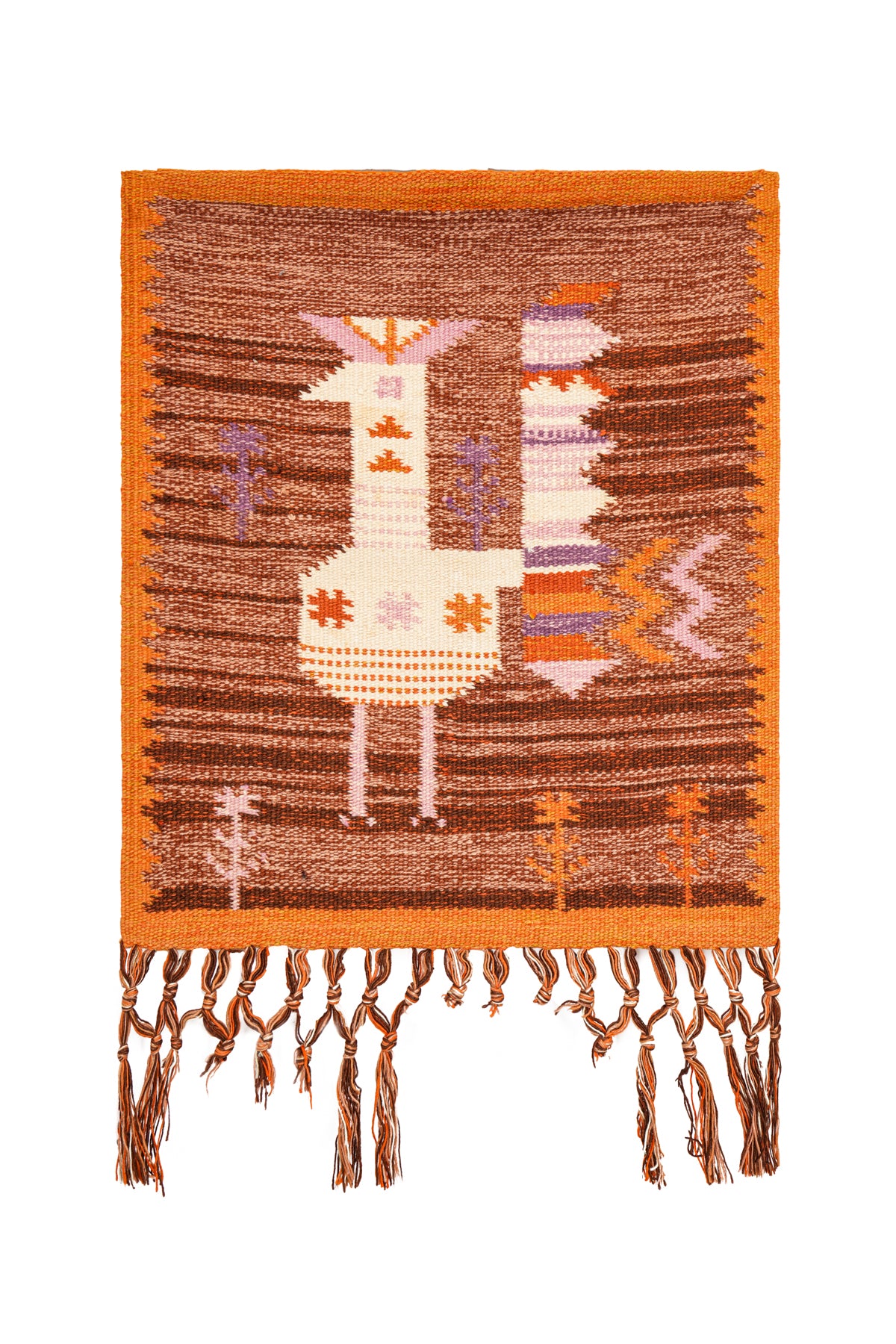 Vintage Danish Tapestry 1'10 x 1'6"