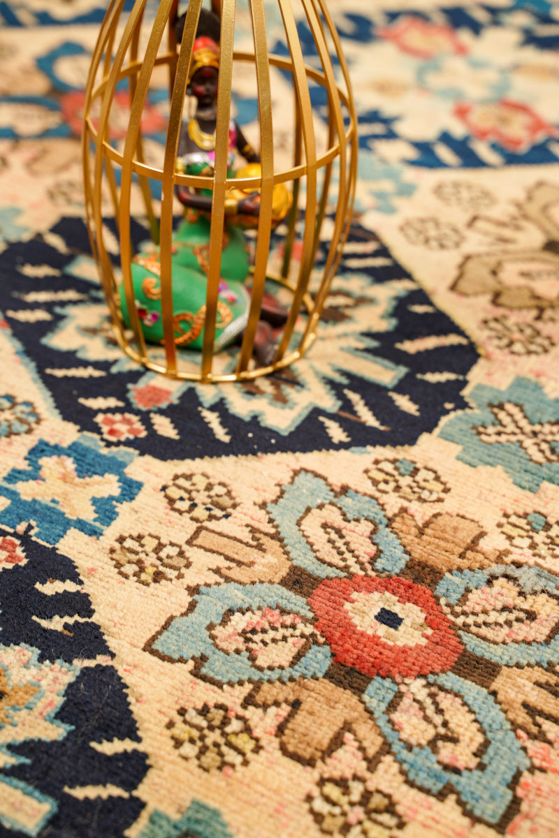 Antique Caucasian Shirvan Hallway Rug 10'6" x 3'7"