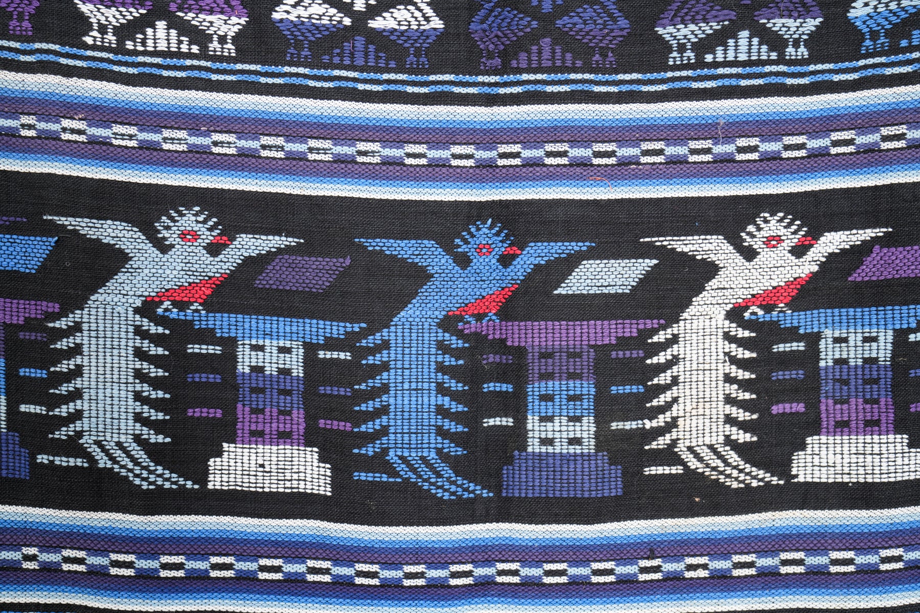 Vintage Mayan Kiche Textile 6'4" x 3'