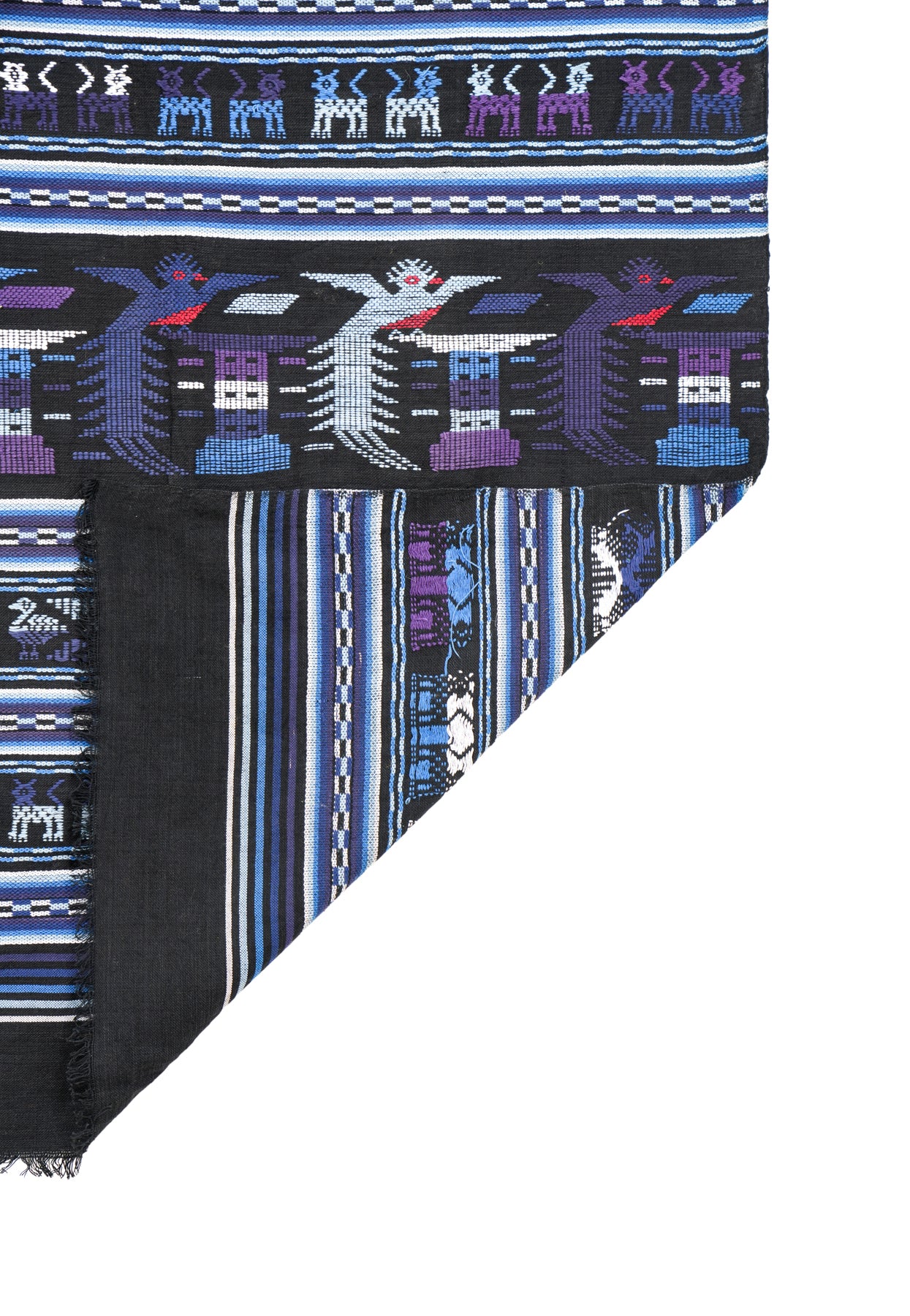 Vintage Mayan Kiche Textile 6'4" x 3'