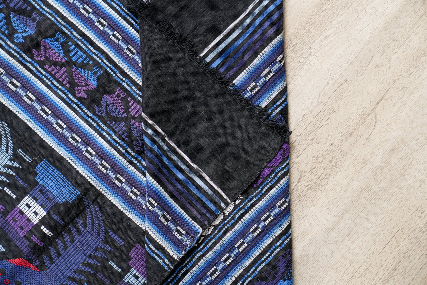 Vintage Mayan Kiche Textile 6'4" x 3'