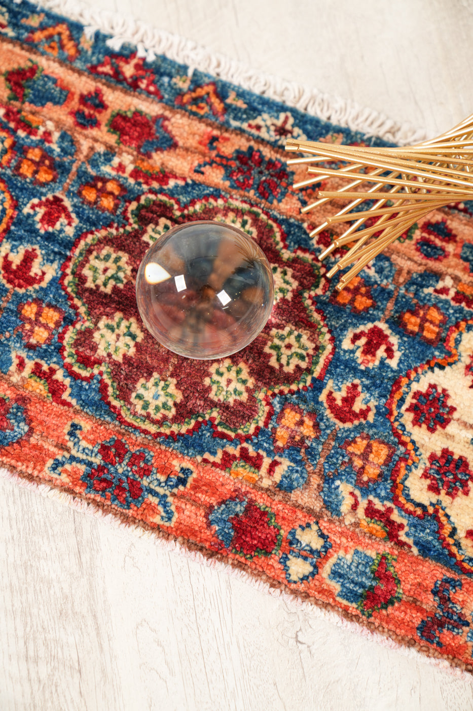 Vintage Afghan Rug (PAIR) 3'4" x 1'