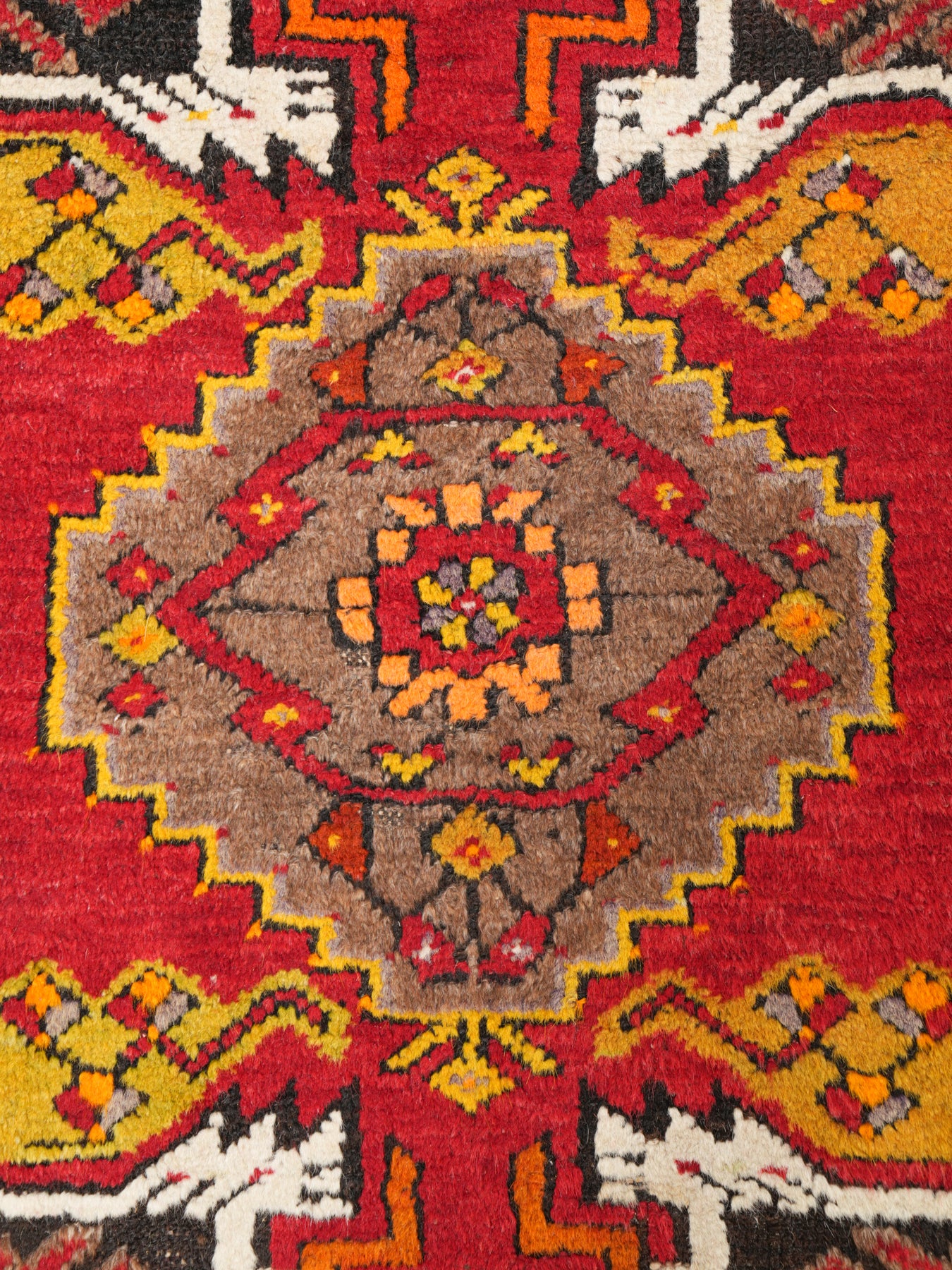 Vintage Turkish tribal Rug 3' x 1'8"