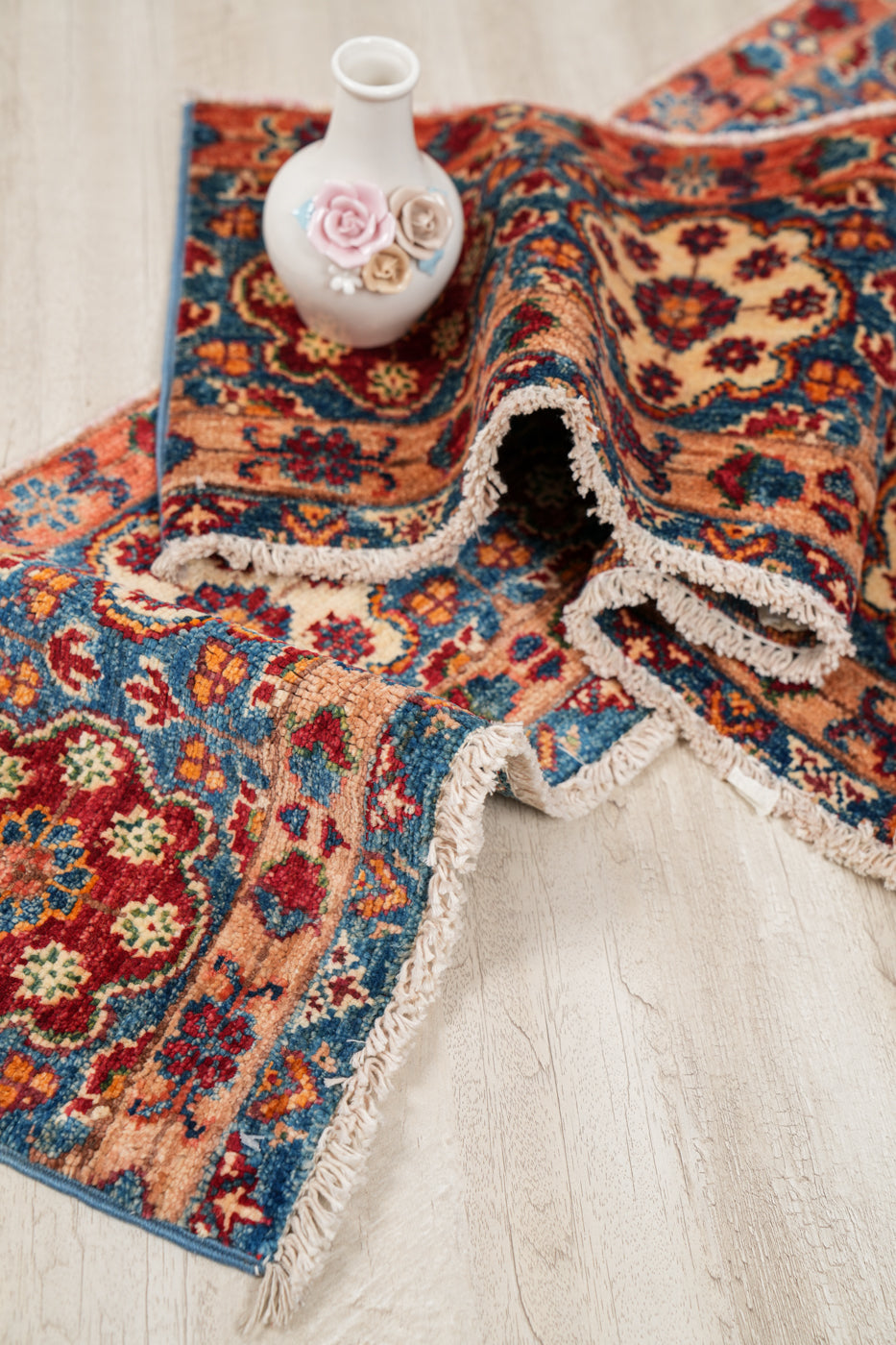 Vintage Afghan Rug (PAIR) 3'4" x 1'