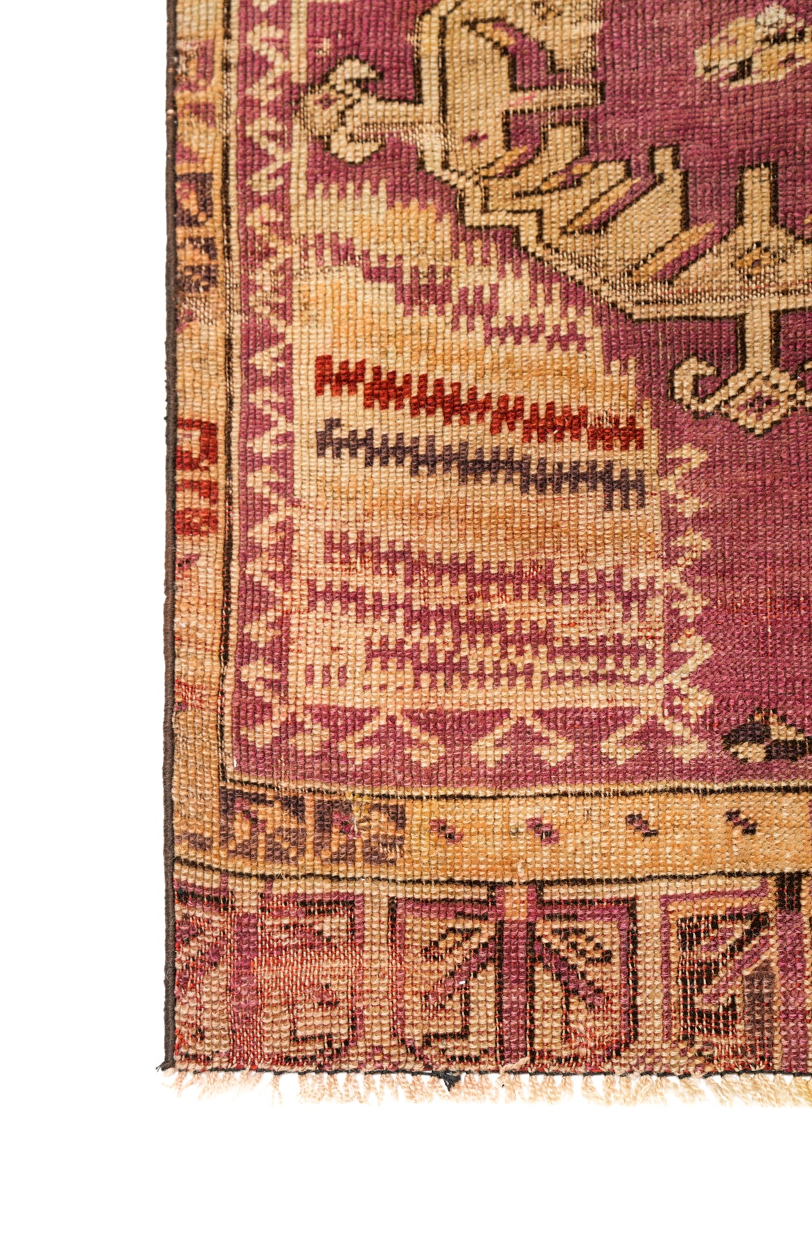 Antique Turkish Yastik Rug 2'6" x 1'8"