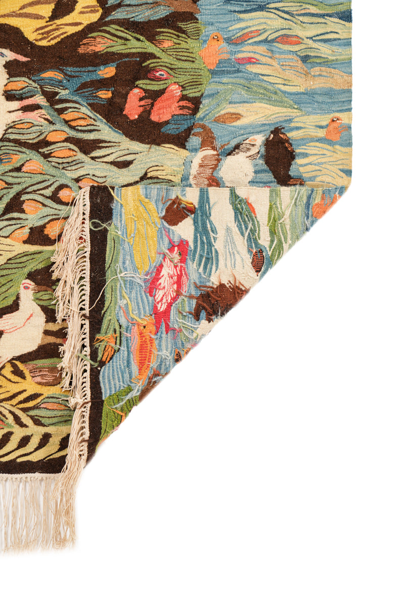 Antique Egyptian Tapestry 5'9" x 2'9"