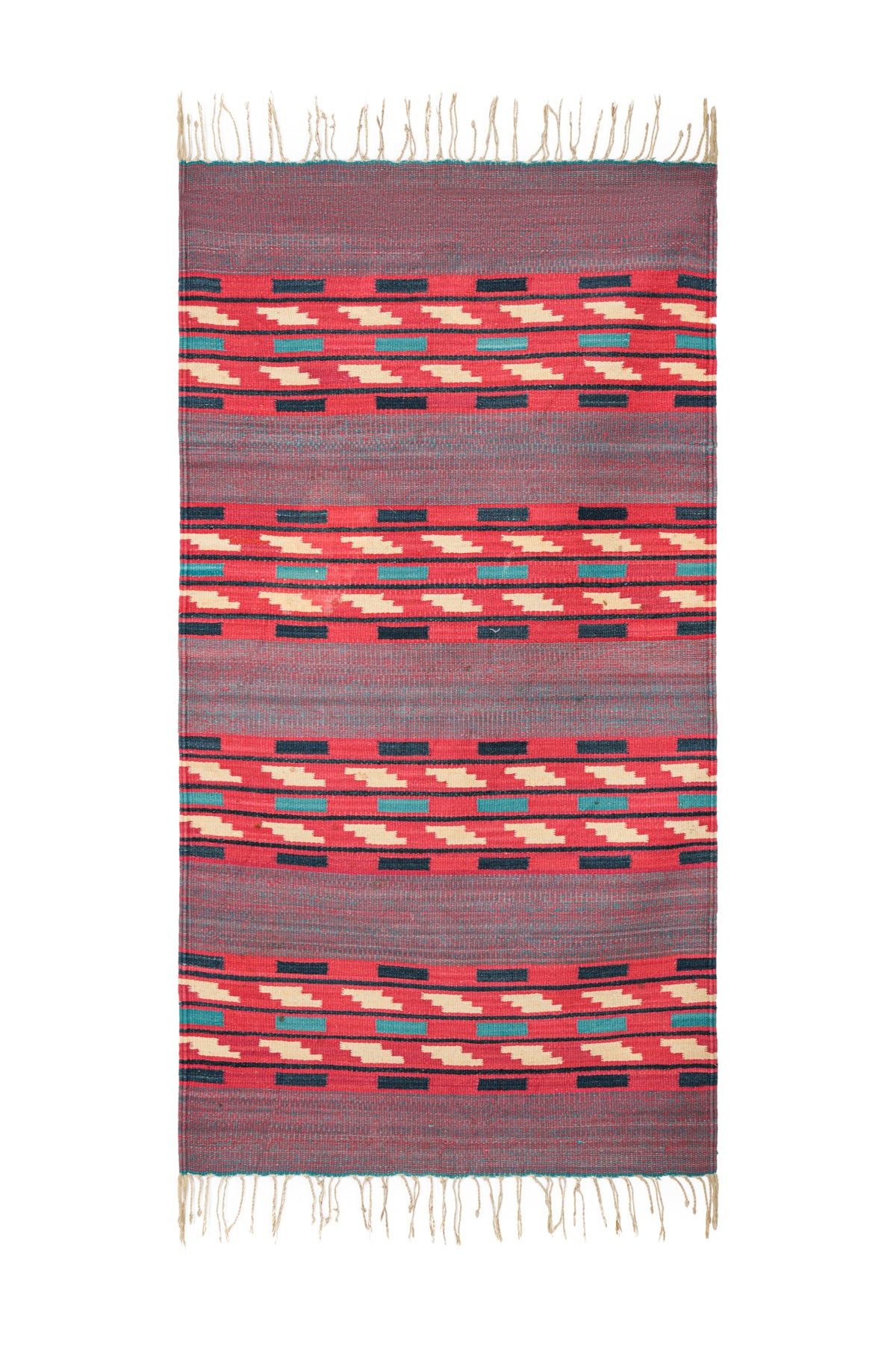 Vintage South American Wool Kilim 4'10" x 2'8"