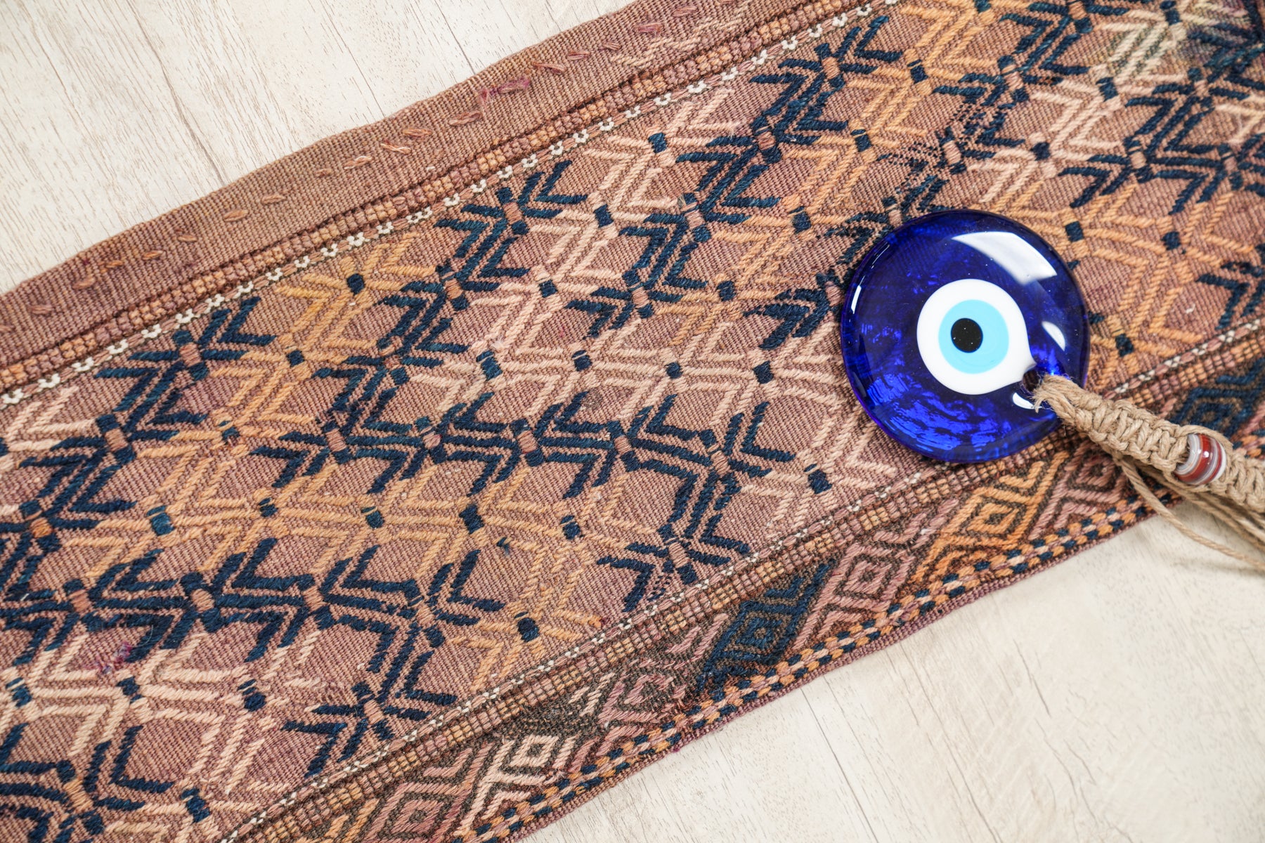 Antique Turkmen Tekke Torba Kilim 2'10" x 9"