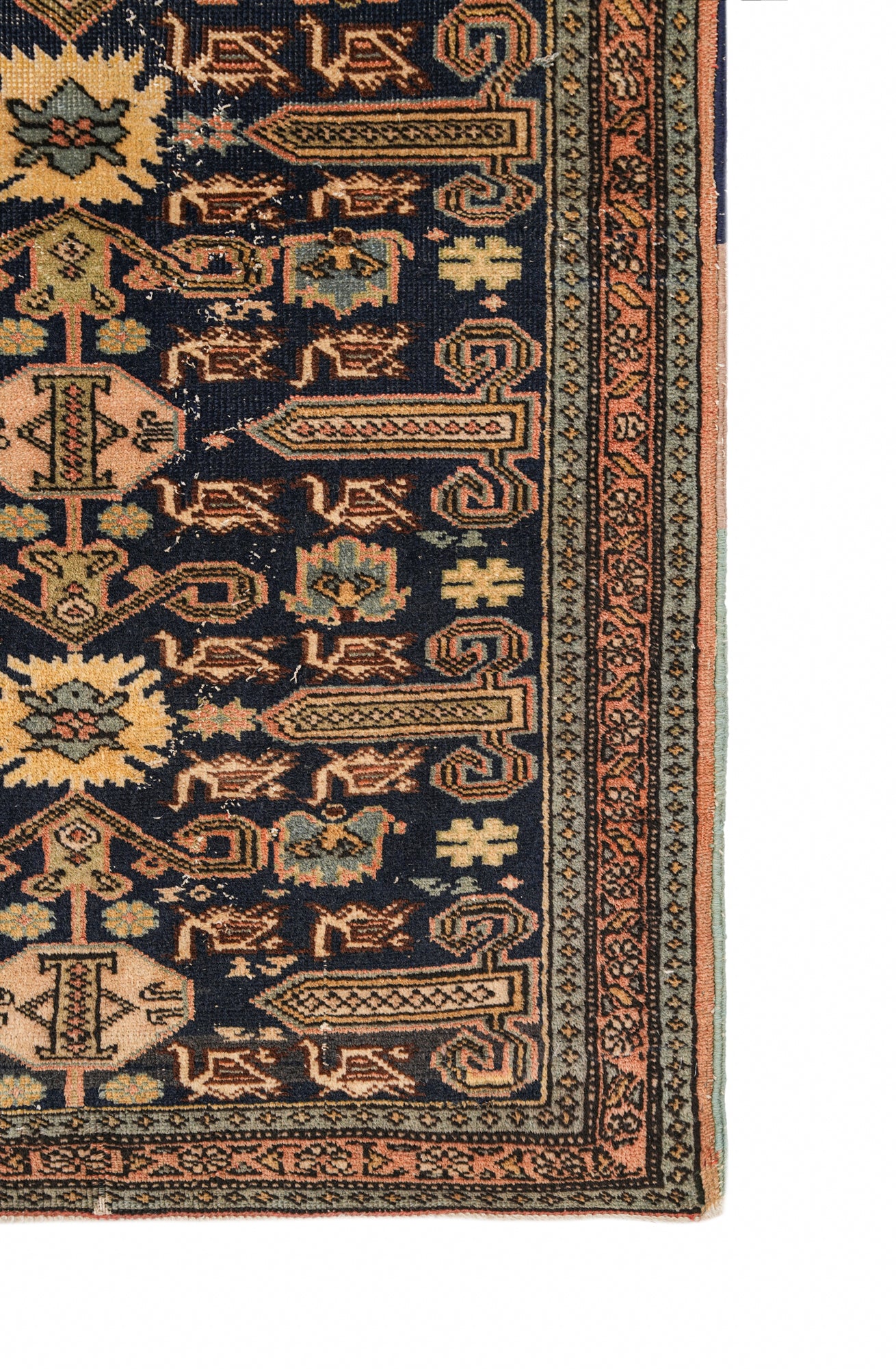 Antique Caucasian Perpedil Shirvan 3'4"x 2'7"
