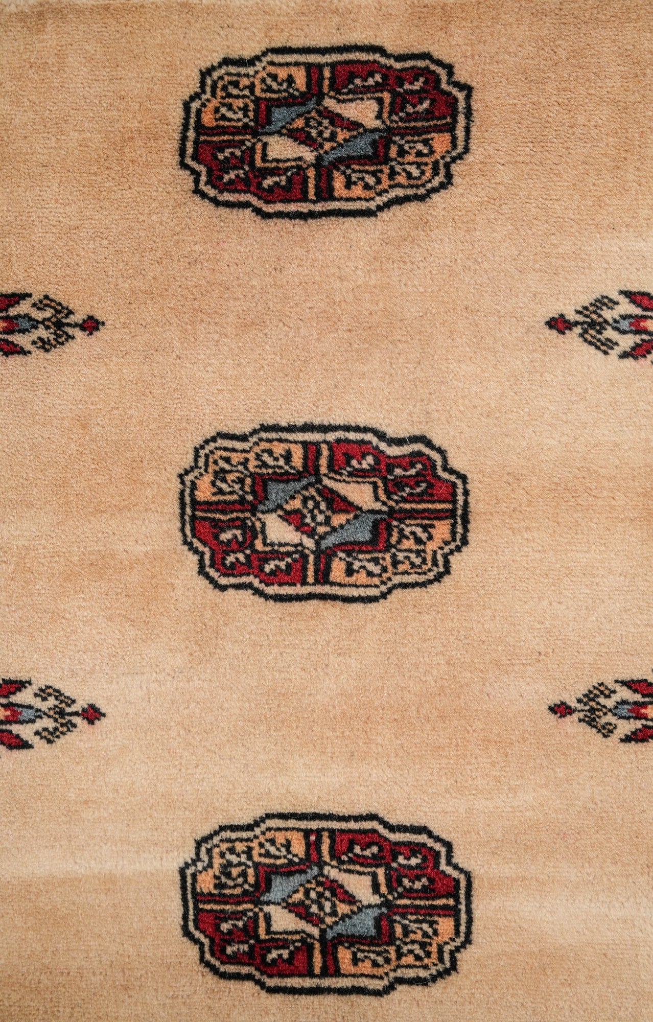 Vintage Bokhara Fragment Rug 2'7" x 1'9"