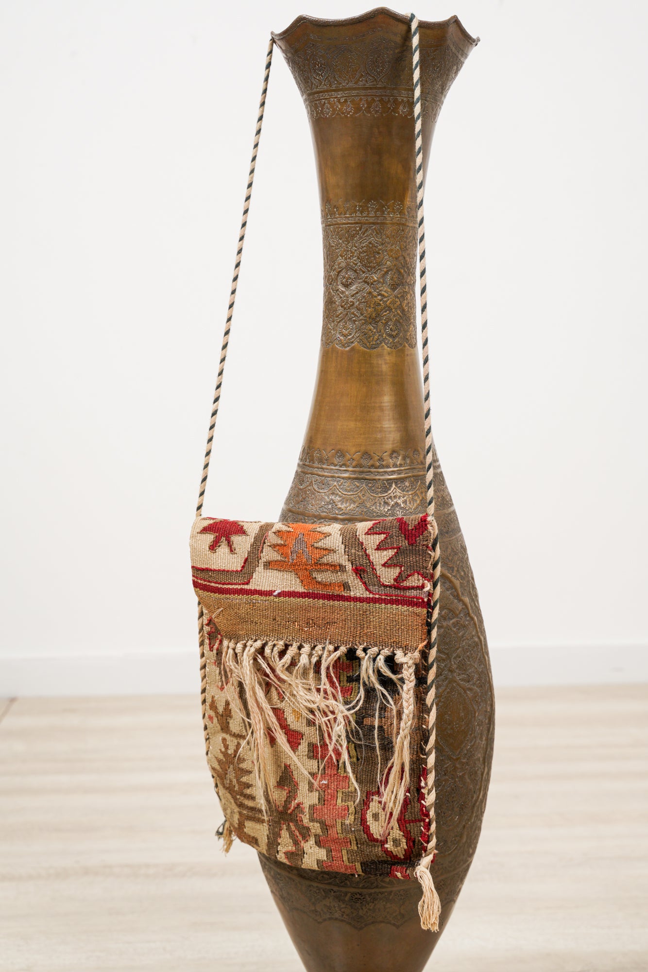 Vintage Turkish Kilim Bag 1'5" x 10"